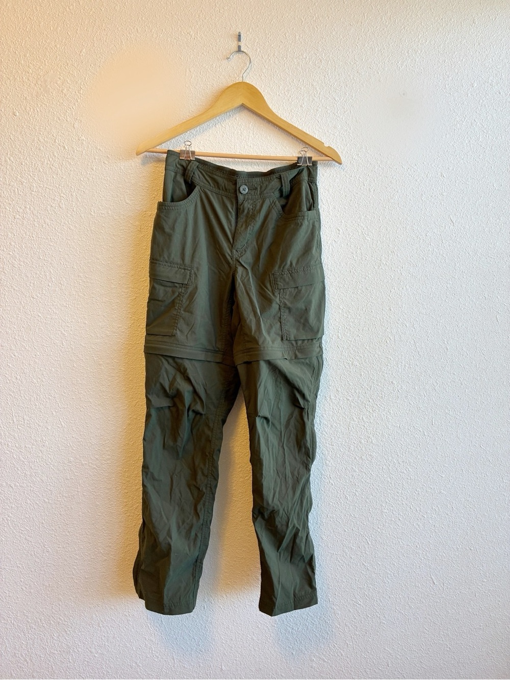 REI coop Convertible Cargo Pants - Olive Green